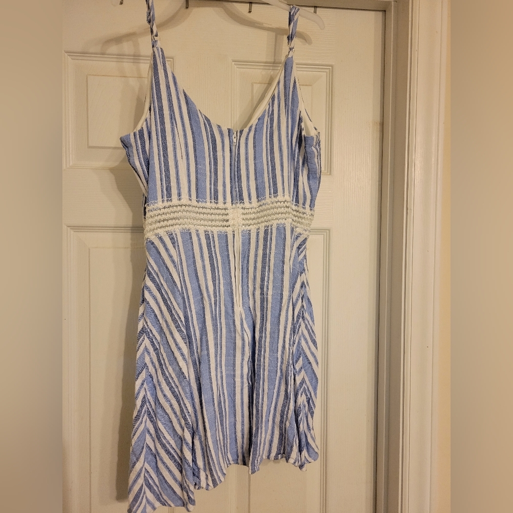 Speechless Blue and White Stripped Dress. Size XL (Junior)